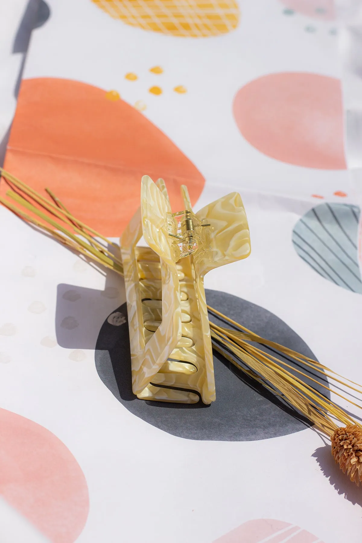 Rectangle Cut Out Classic Claw Hair Clip