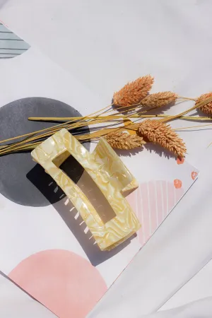Rectangle Cut Out Classic Claw Hair Clip