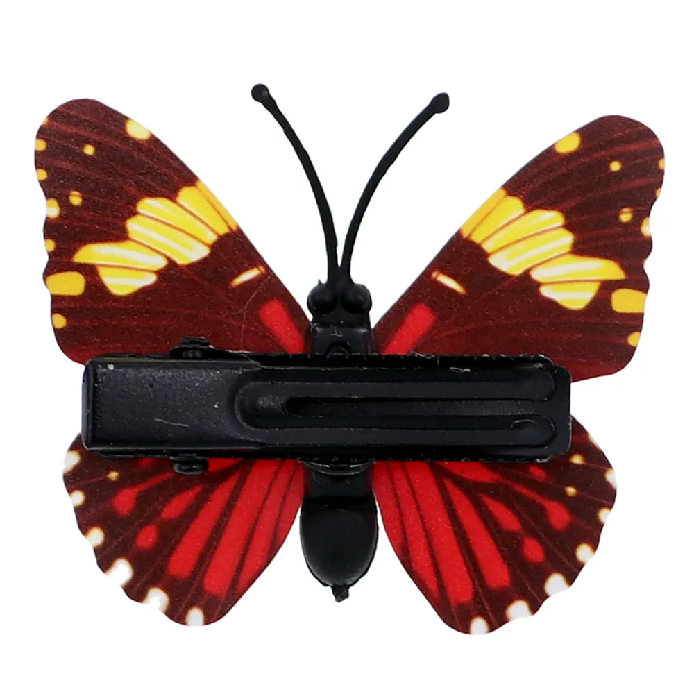 Red Butterfly Hair Clip
