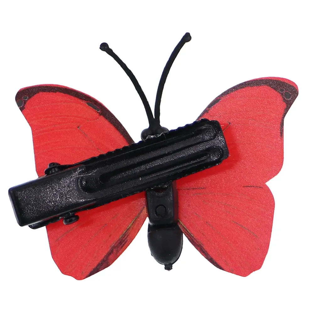 Red Butterfly Hair Clip