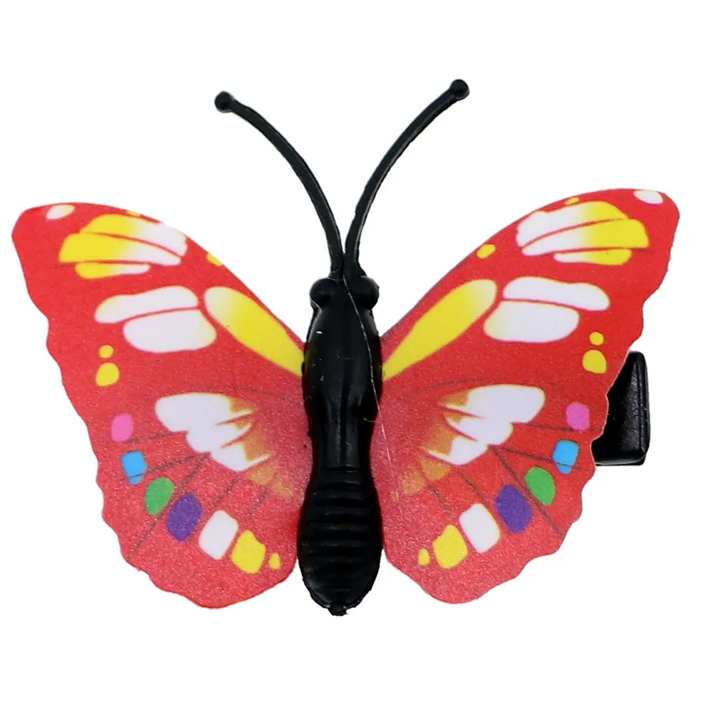 Red Butterfly Hair Clip
