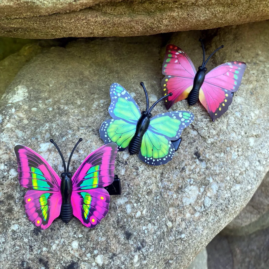 Red Butterfly Hair Clip