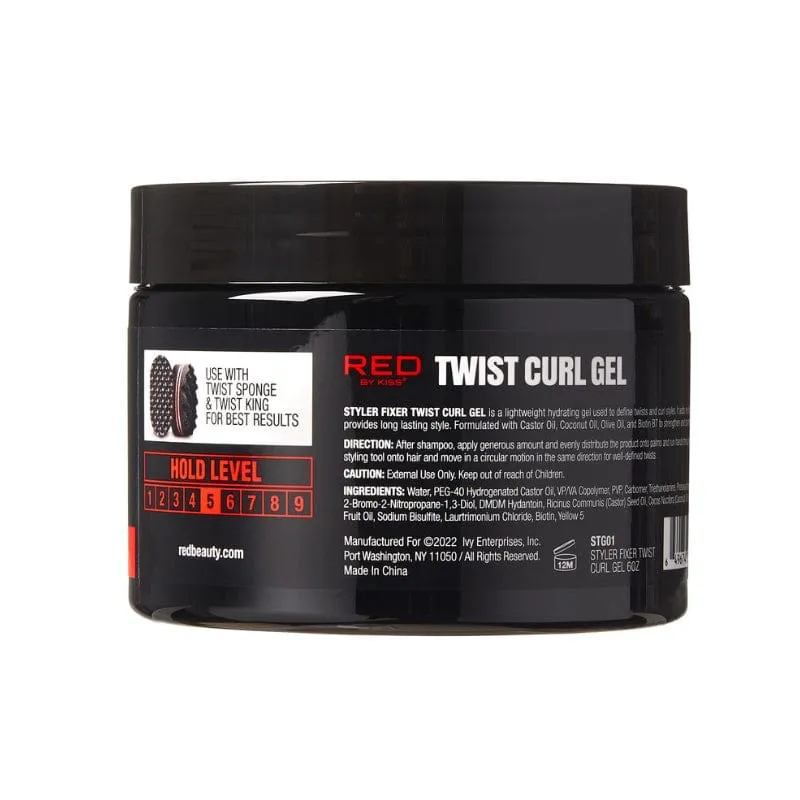 RED BY KISS | Styler Fixer Twist Curl Gel X Bow Wow 6oz