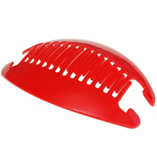 Red Oversized Banana Hair Clip
