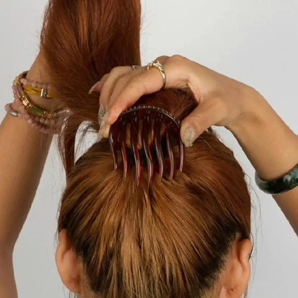 Retro  Ponytail Bump UP Hair Styling Insert Comb New Design Women Hair Styling Clip Base Hair Maker Braid Ponytail Hairstyle Beauty Tool