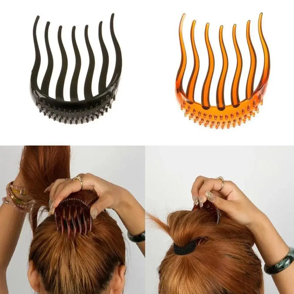 Retro  Ponytail Bump UP Hair Styling Insert Comb New Design Women Hair Styling Clip Base Hair Maker Braid Ponytail Hairstyle Beauty Tool