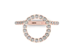Ring Guard Enhancer, Wedding Ring Enhancer, 14K Rose Gold