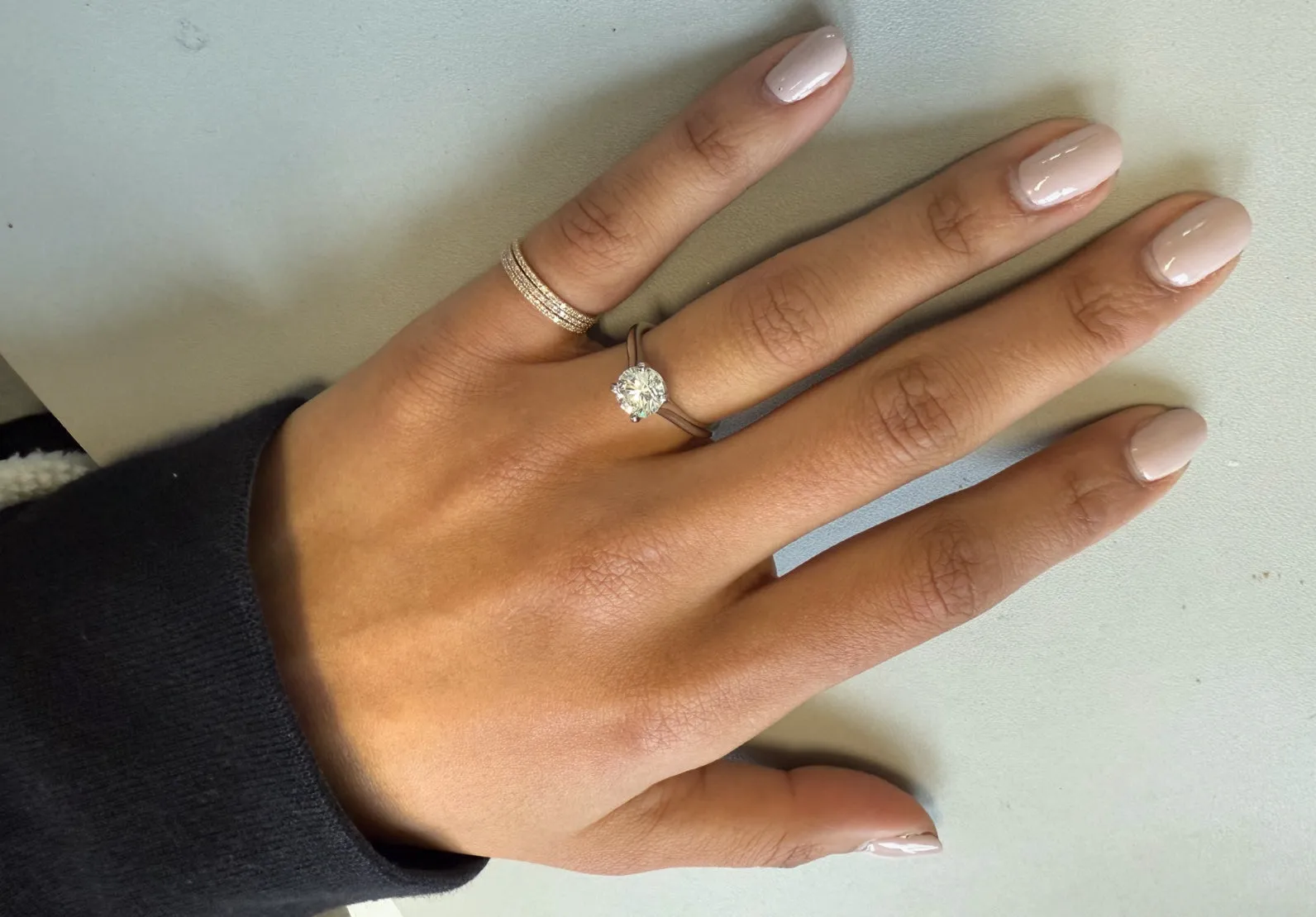 Ring Platinum GIA Solitaire Diamond 1.15 cts M VS1