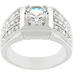 Rock Solid Cubic Zirconia Ring