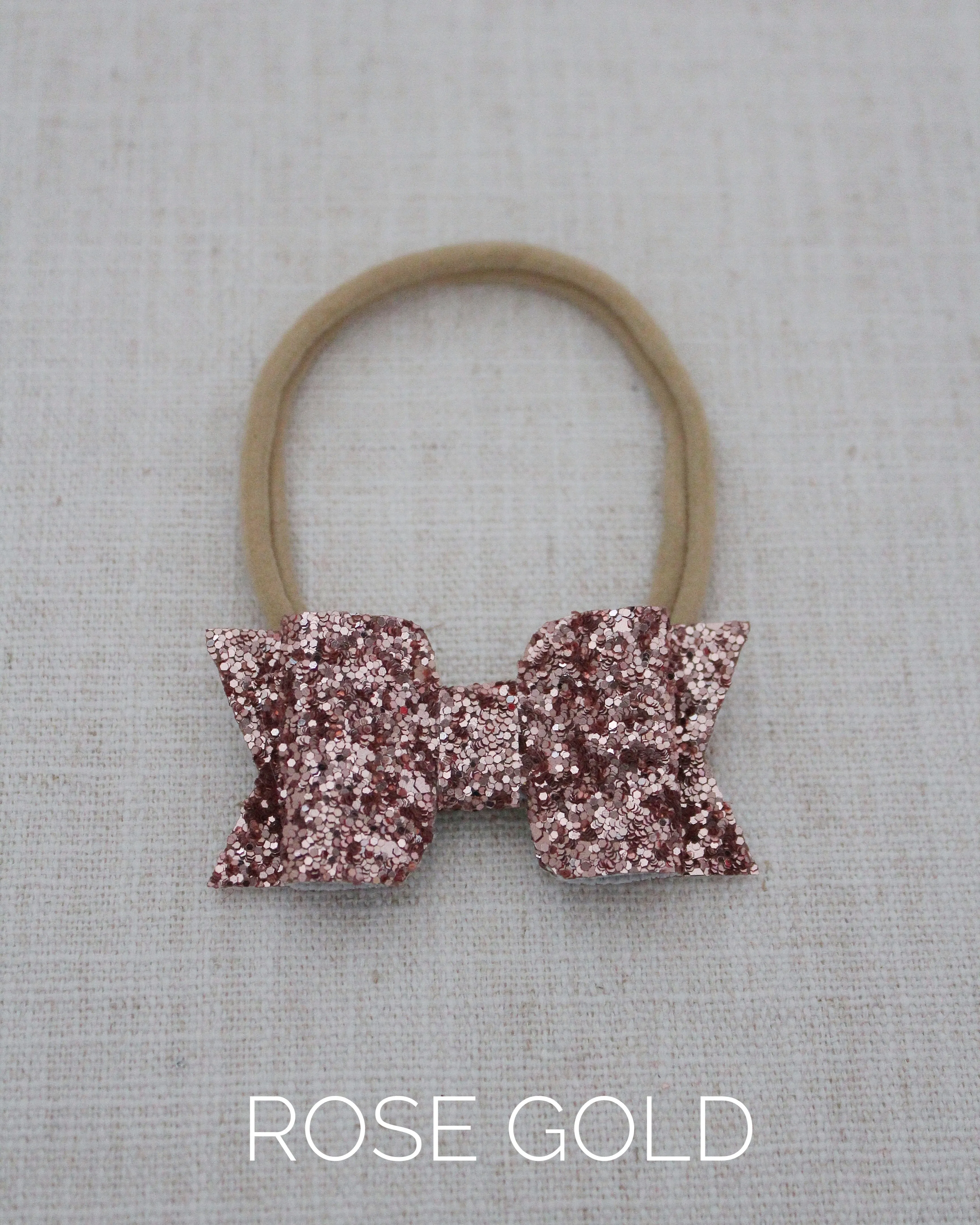 Rose Gold Rock Glitter Hair Clip or Shoe Clip