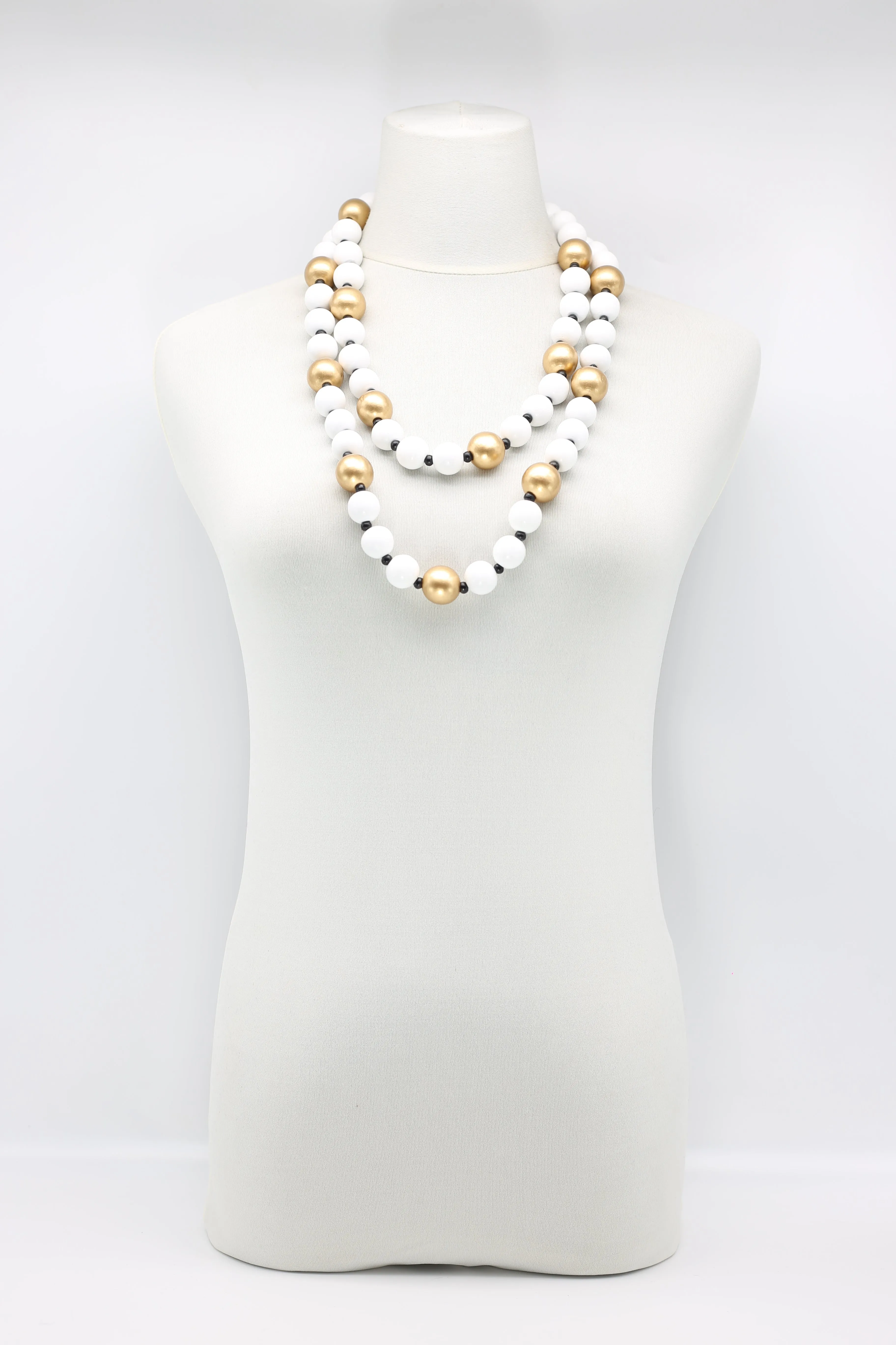 Round Beads Necklaces Set