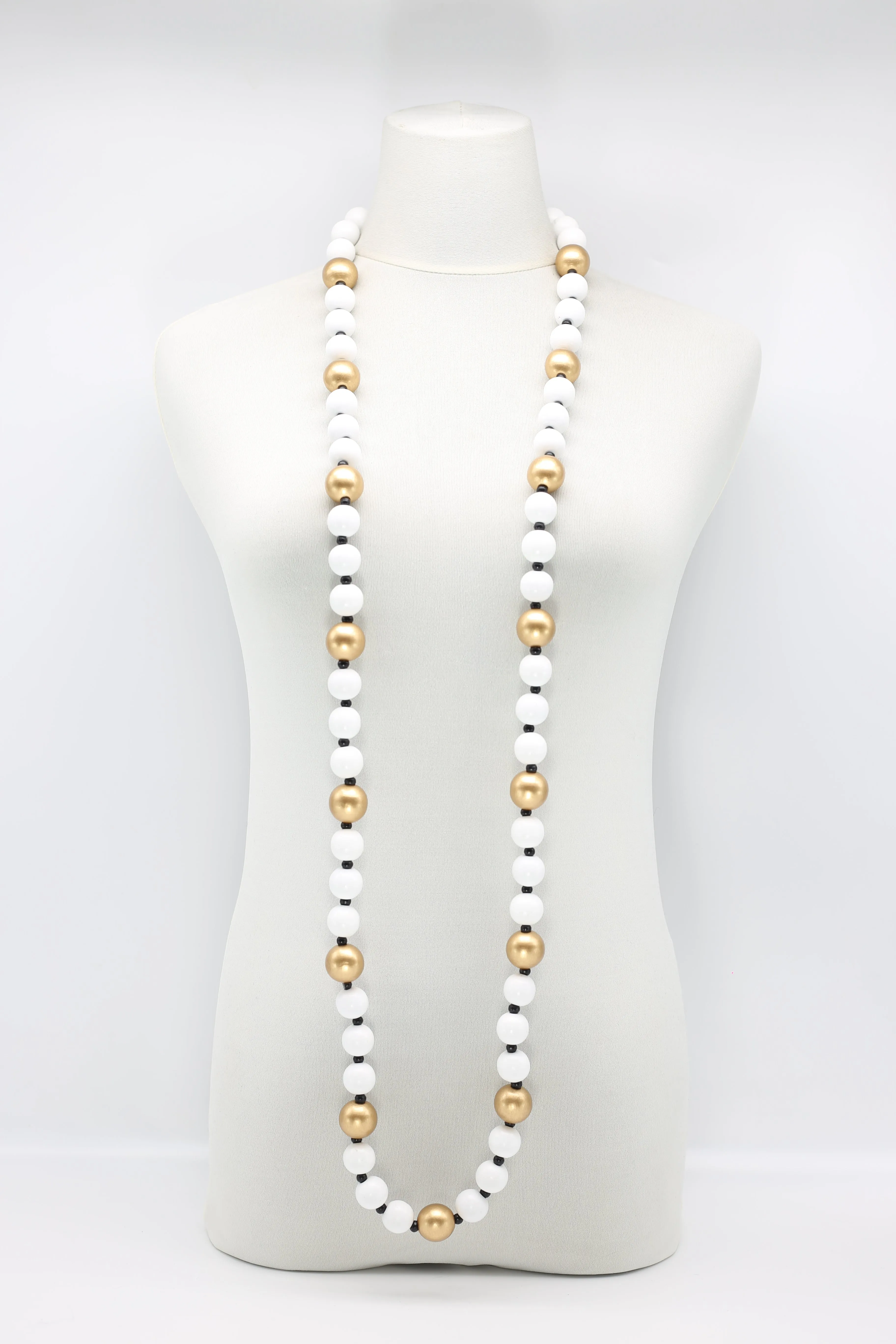 Round Beads Necklaces Set