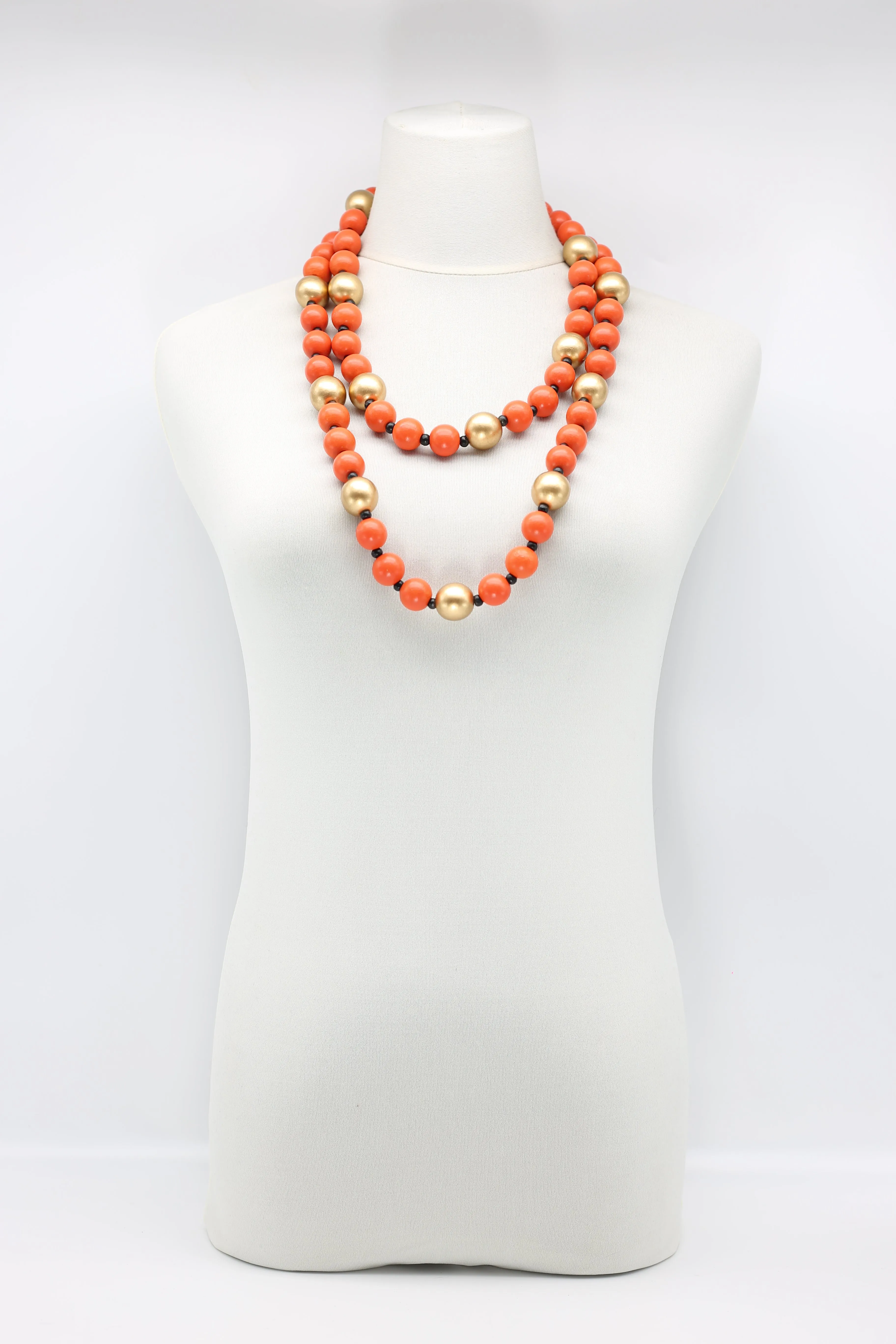 Round Beads Necklaces Set