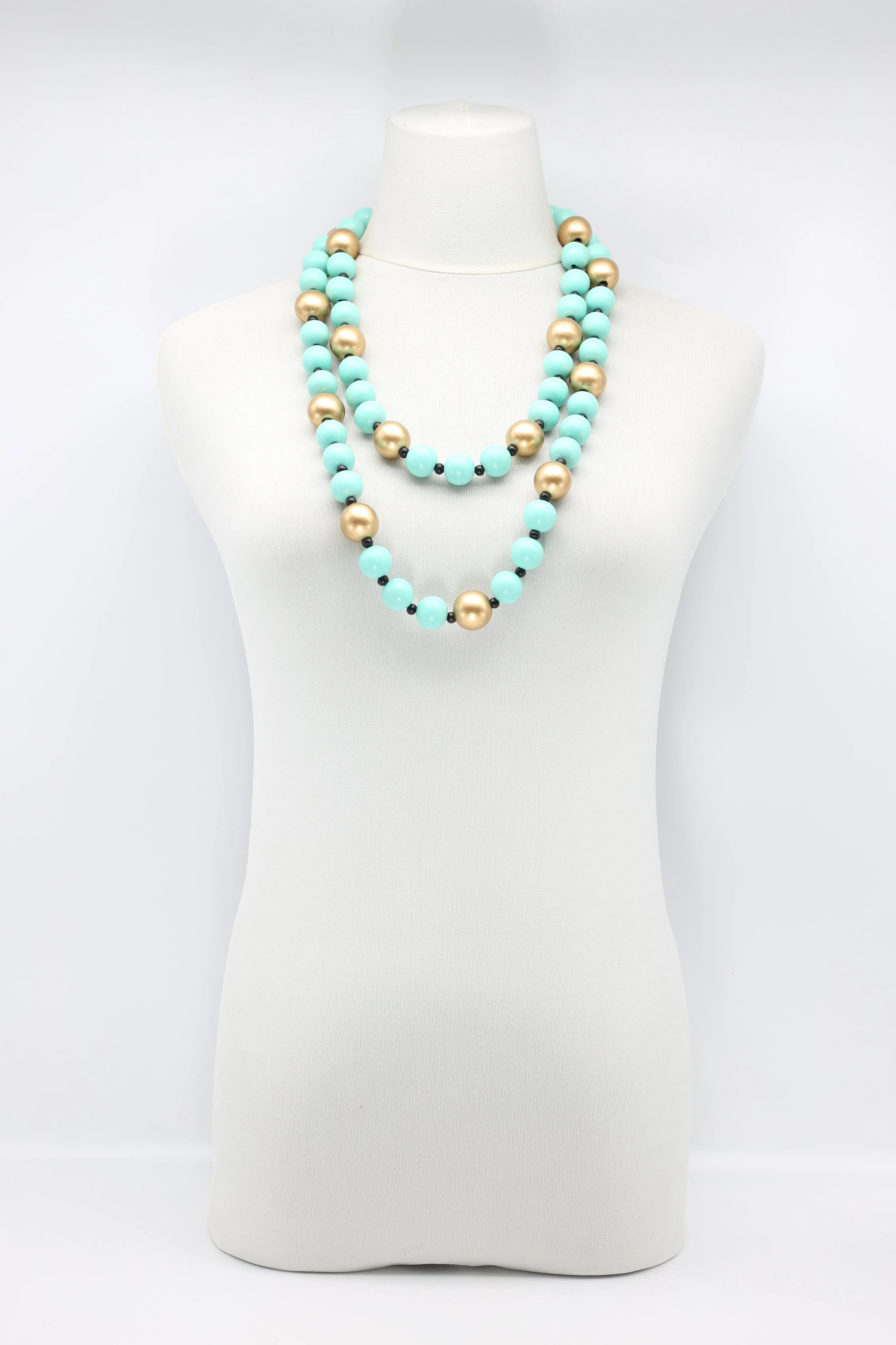 Round Beads Necklaces Set