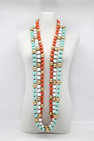 Round Beads Necklaces Set