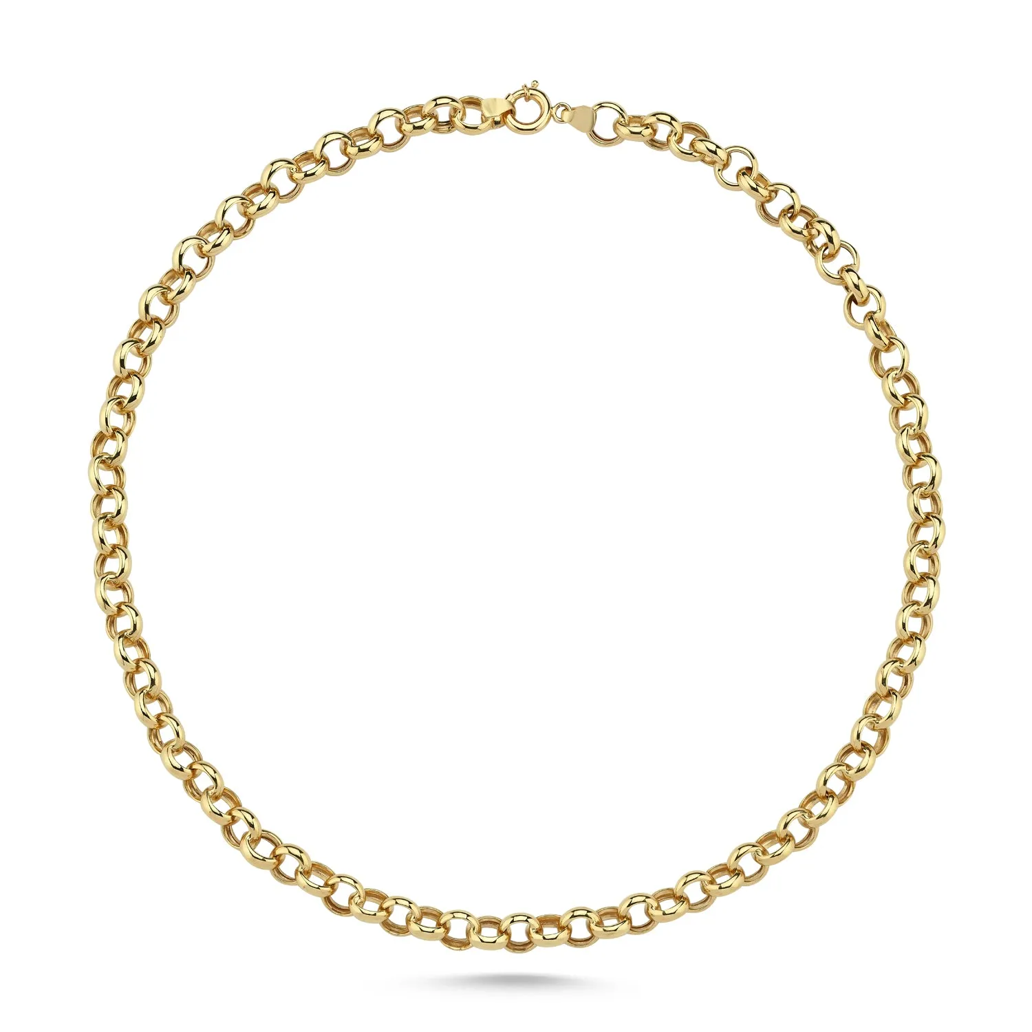 ROUND LARGE LINK NECKLACE