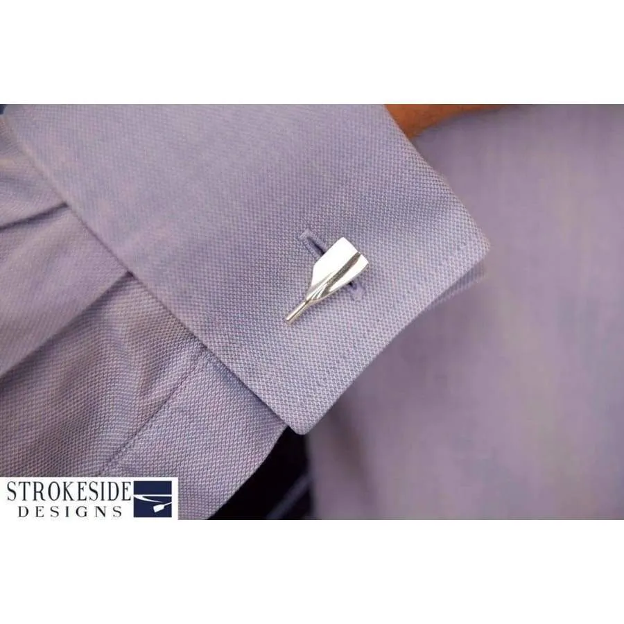 Rowing Cufflinks: Oar Blade Cufflinks