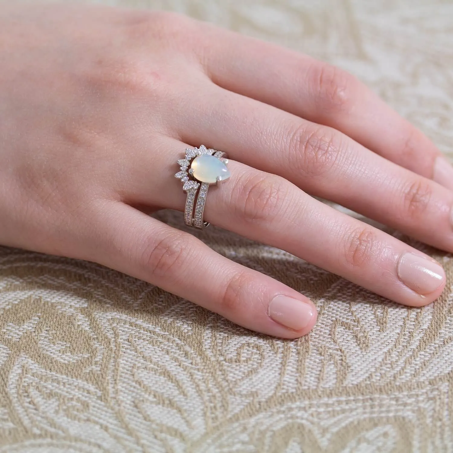 Ruth - Opal Wedding Set