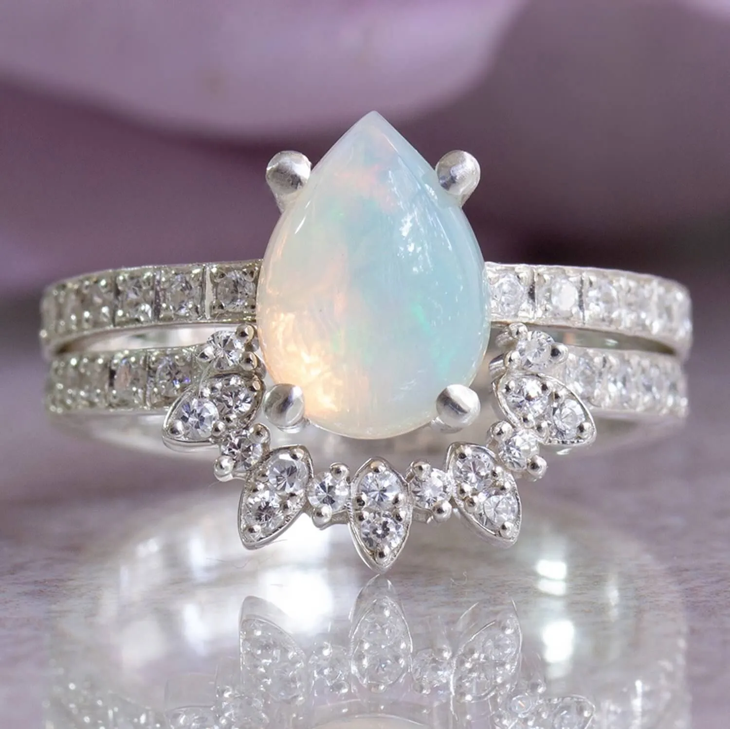 Ruth - Opal Wedding Set