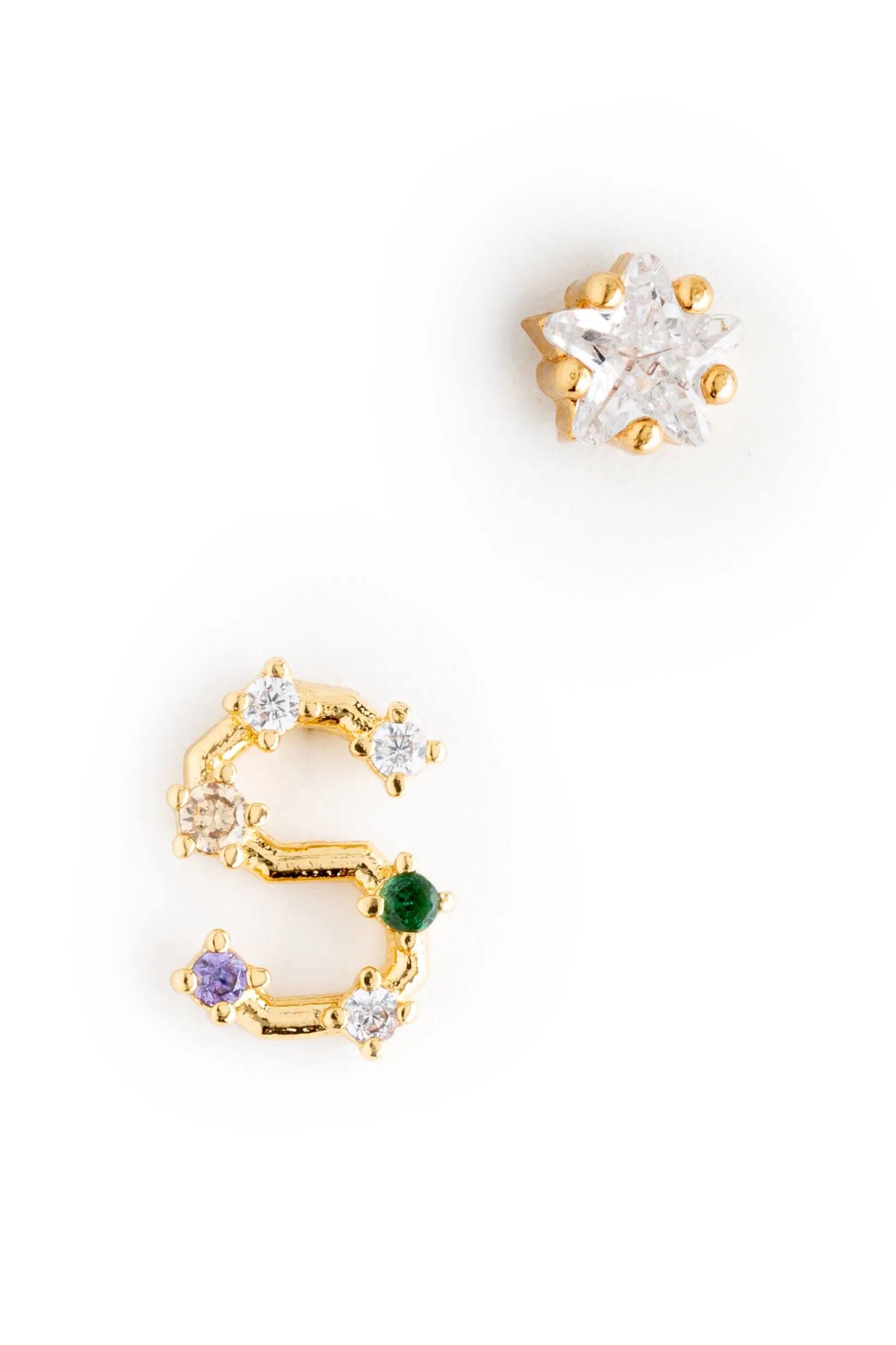 S Constellation Earrings