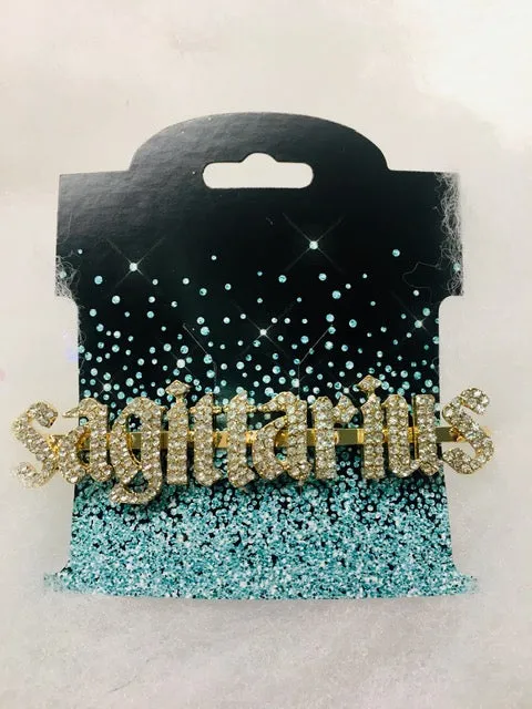 Sagittarius Rhinestone Hairpin Hair Clip Bobby Pin