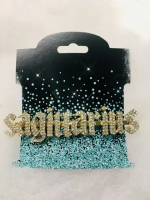 Sagittarius Rhinestone Hairpin Hair Clip Bobby Pin