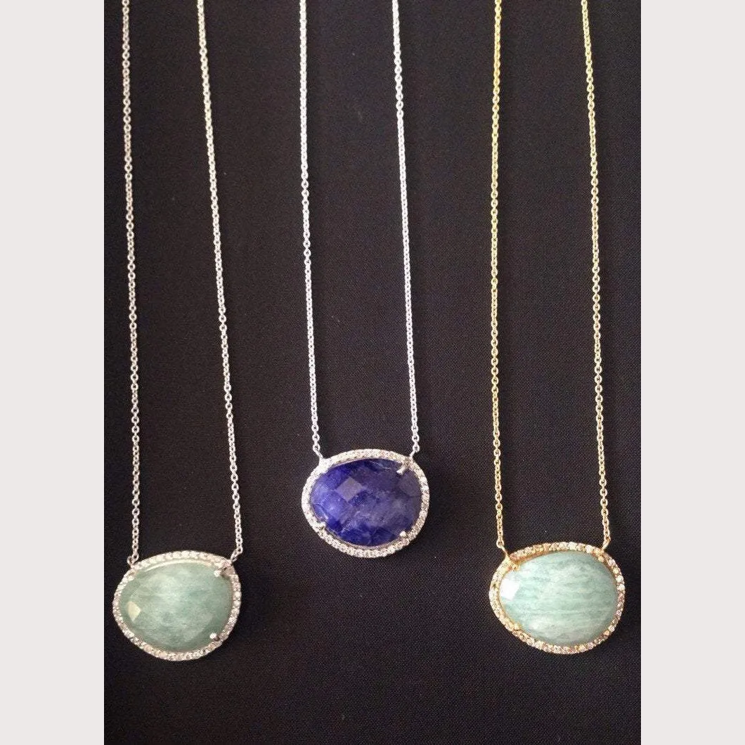Sapphire Gemstone Necklaces