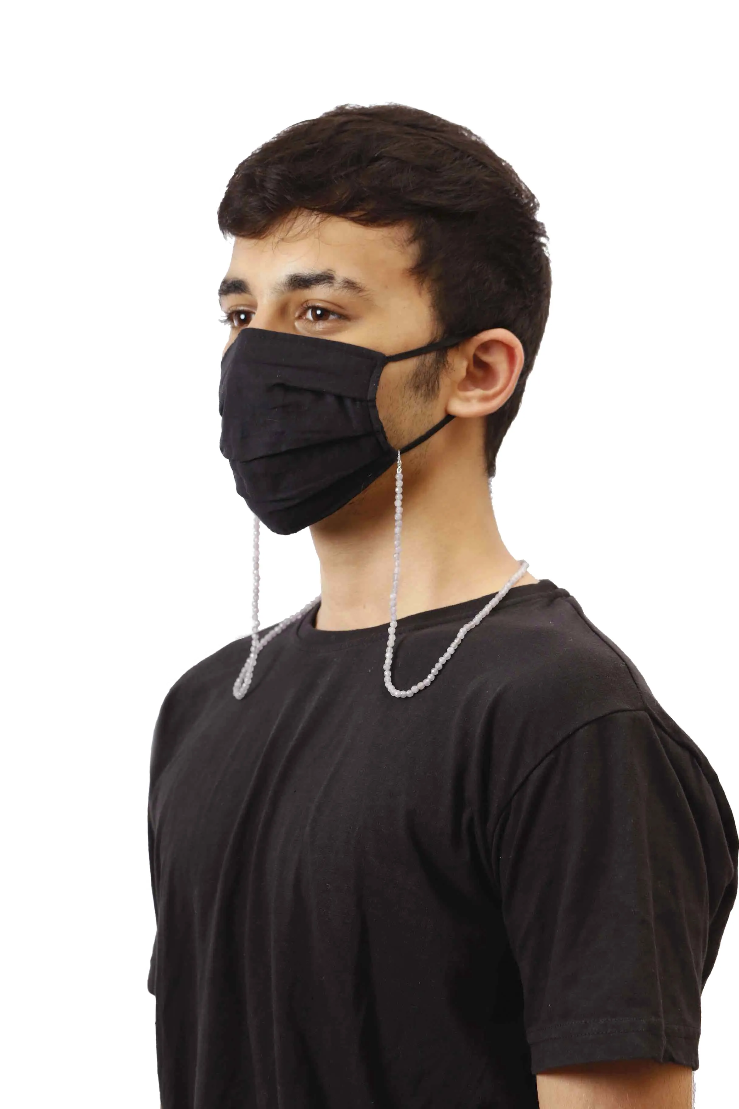 Semi Precious Beaded Mask Chain (Unisex)