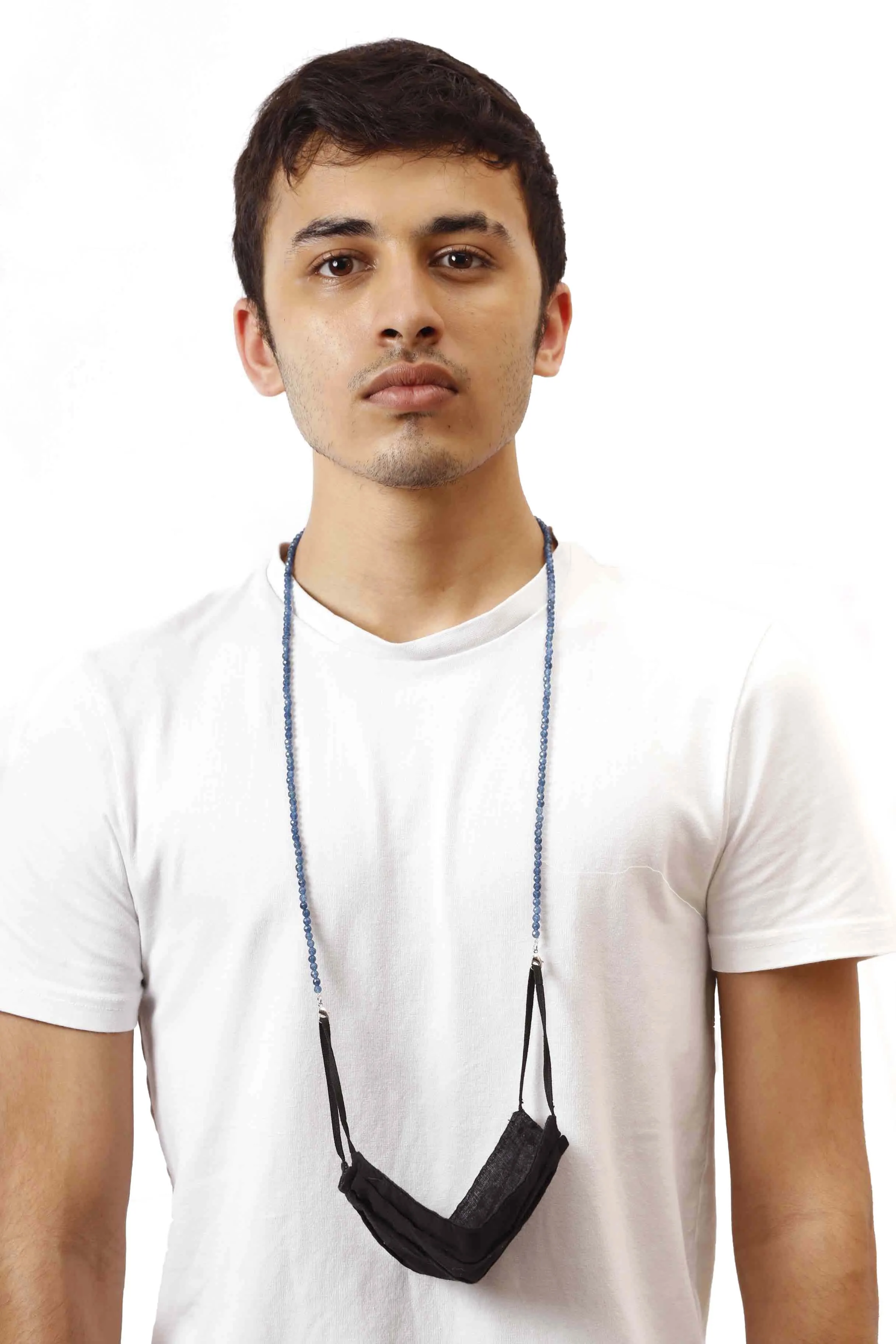 Semi Precious Beaded Mask Chain (Unisex)