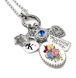 September Birth Month Flower Necklace