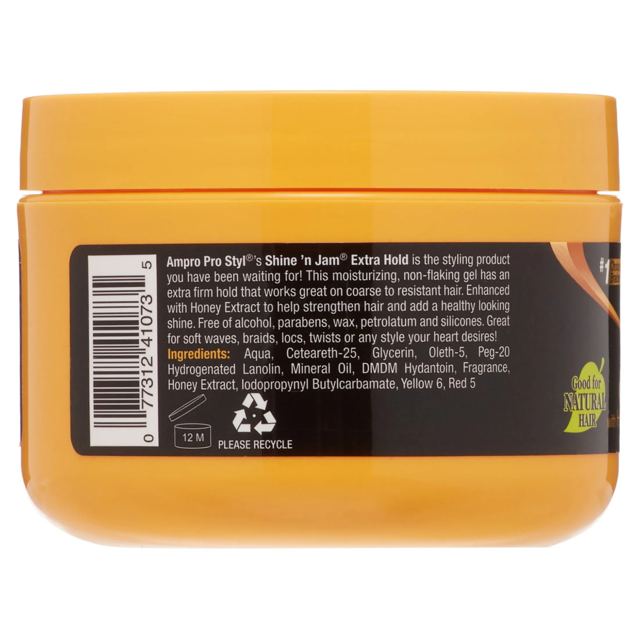 Shine N Jam Extra Hold Conditioning Styling & Braiding Gel, 8oz