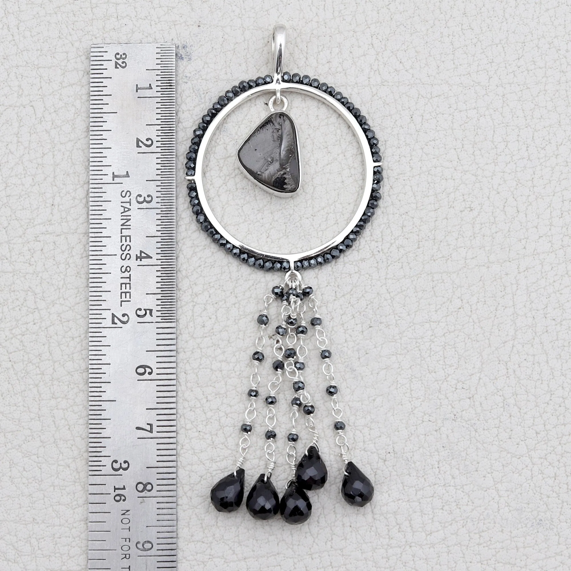 Shungite 925 Silver Pendant