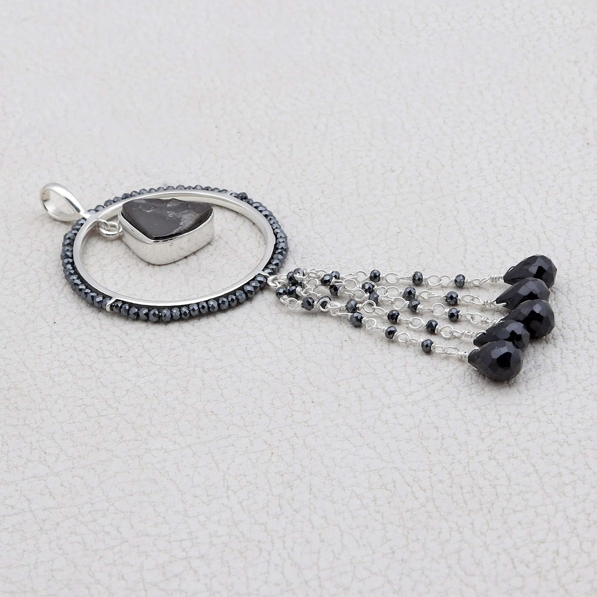 Shungite 925 Silver Pendant