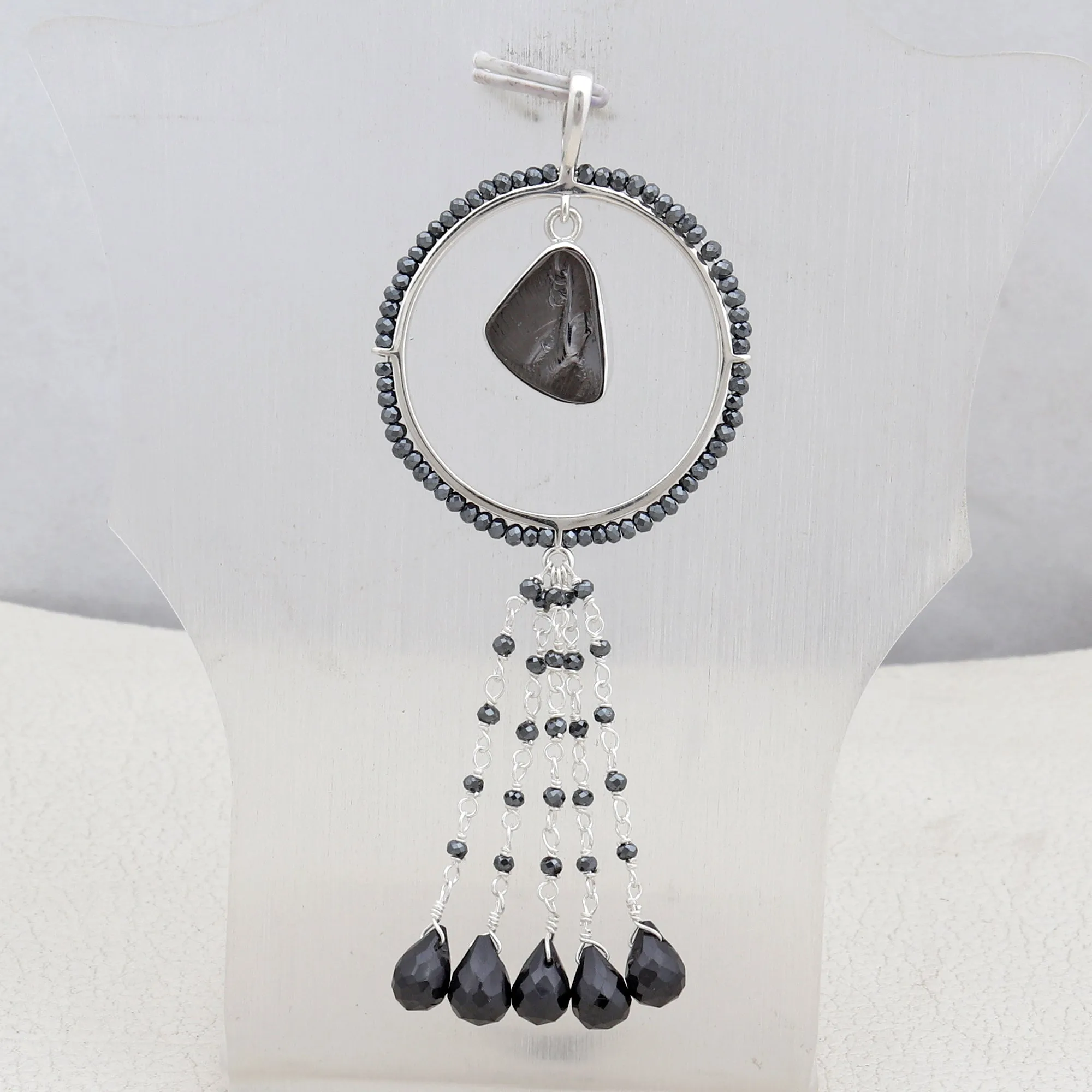 Shungite 925 Silver Pendant