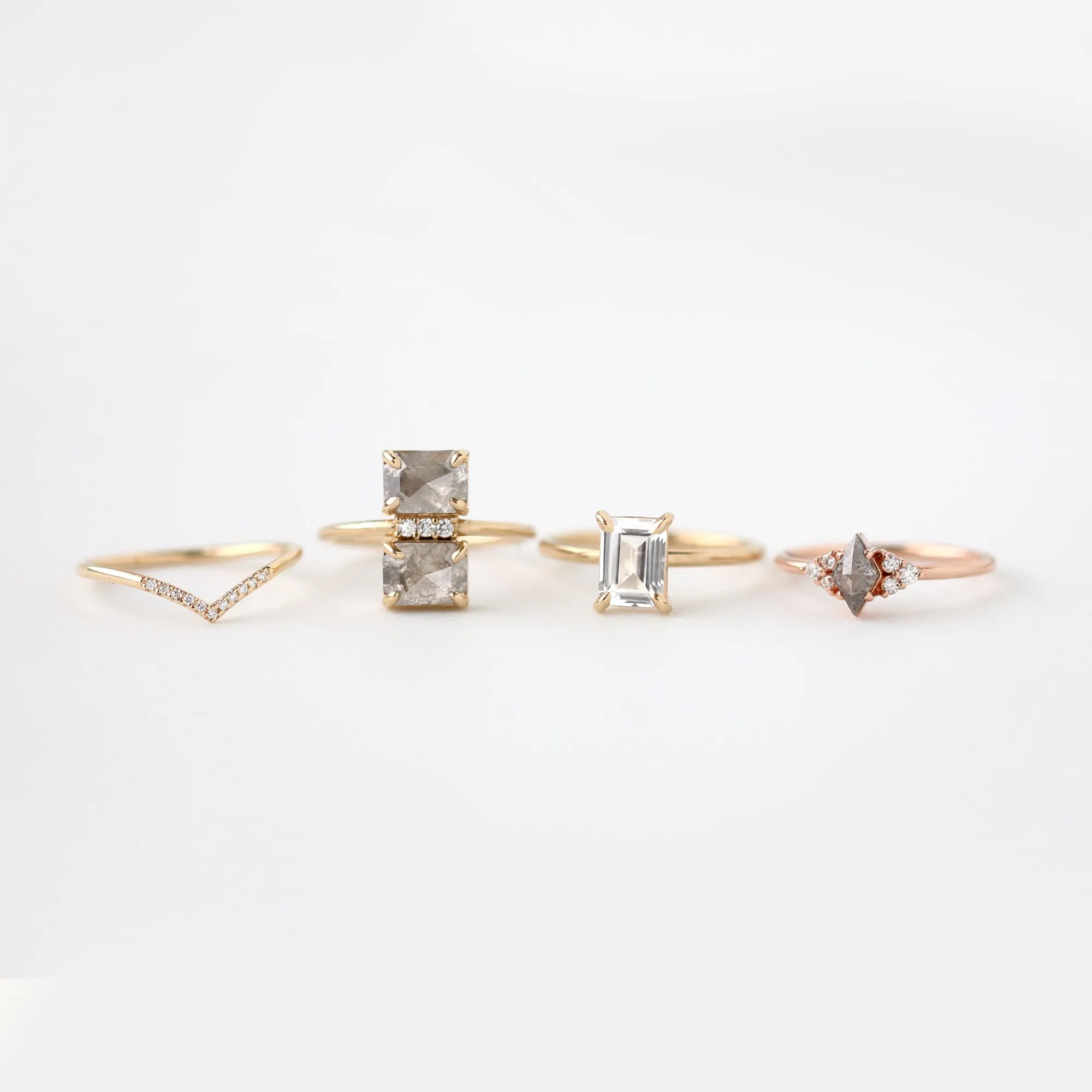 Sienna Rose Cut Diamond Ring