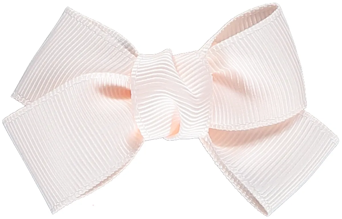 Silky Lace Pink Bow Hair Clip