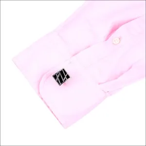 Silver Black Criss-Cross Cufflinks