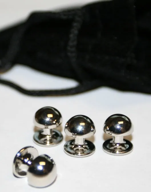 Silver Dome Studs