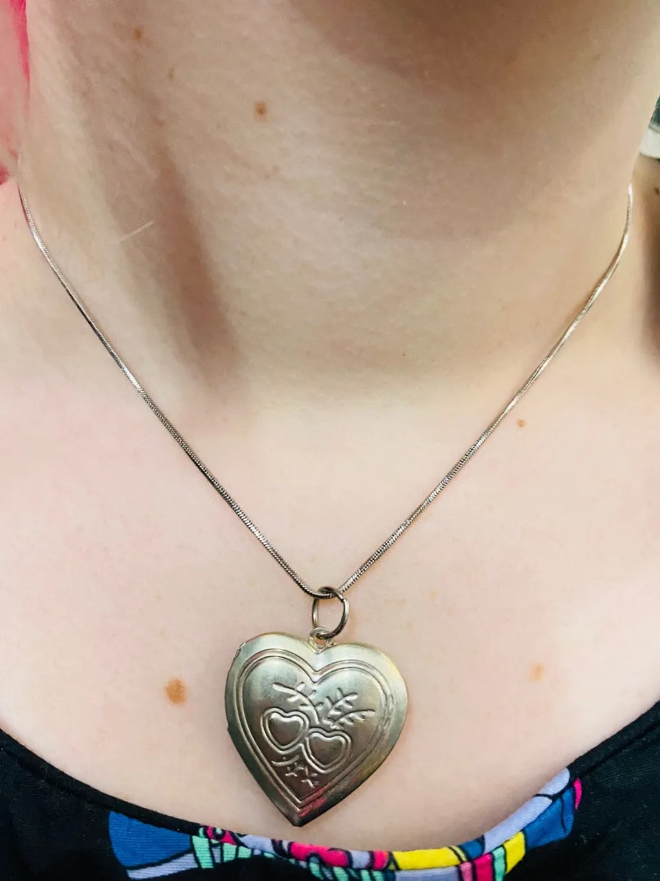 Silver Heart Locket