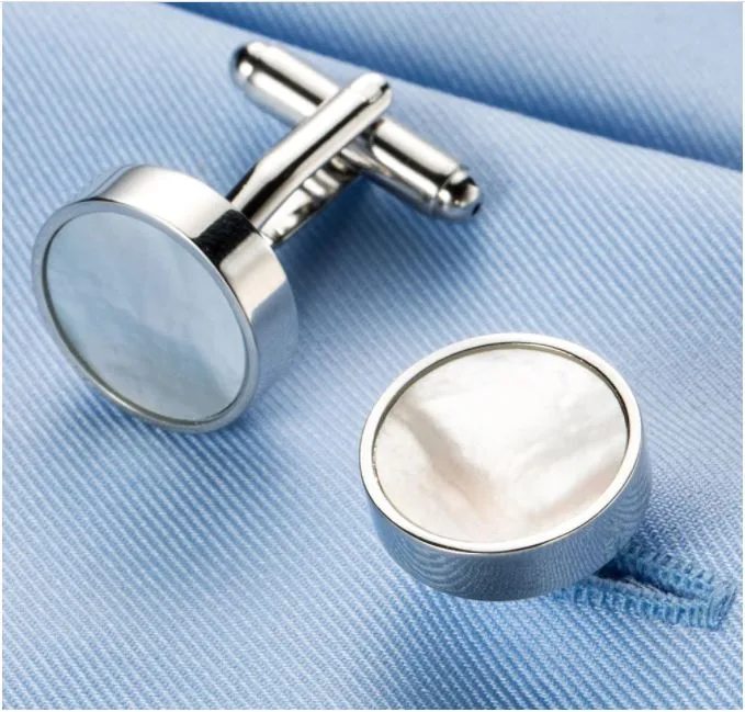 Silver Mother of Pearl Cufflinks