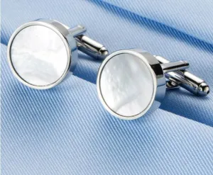 Silver Mother of Pearl Cufflinks