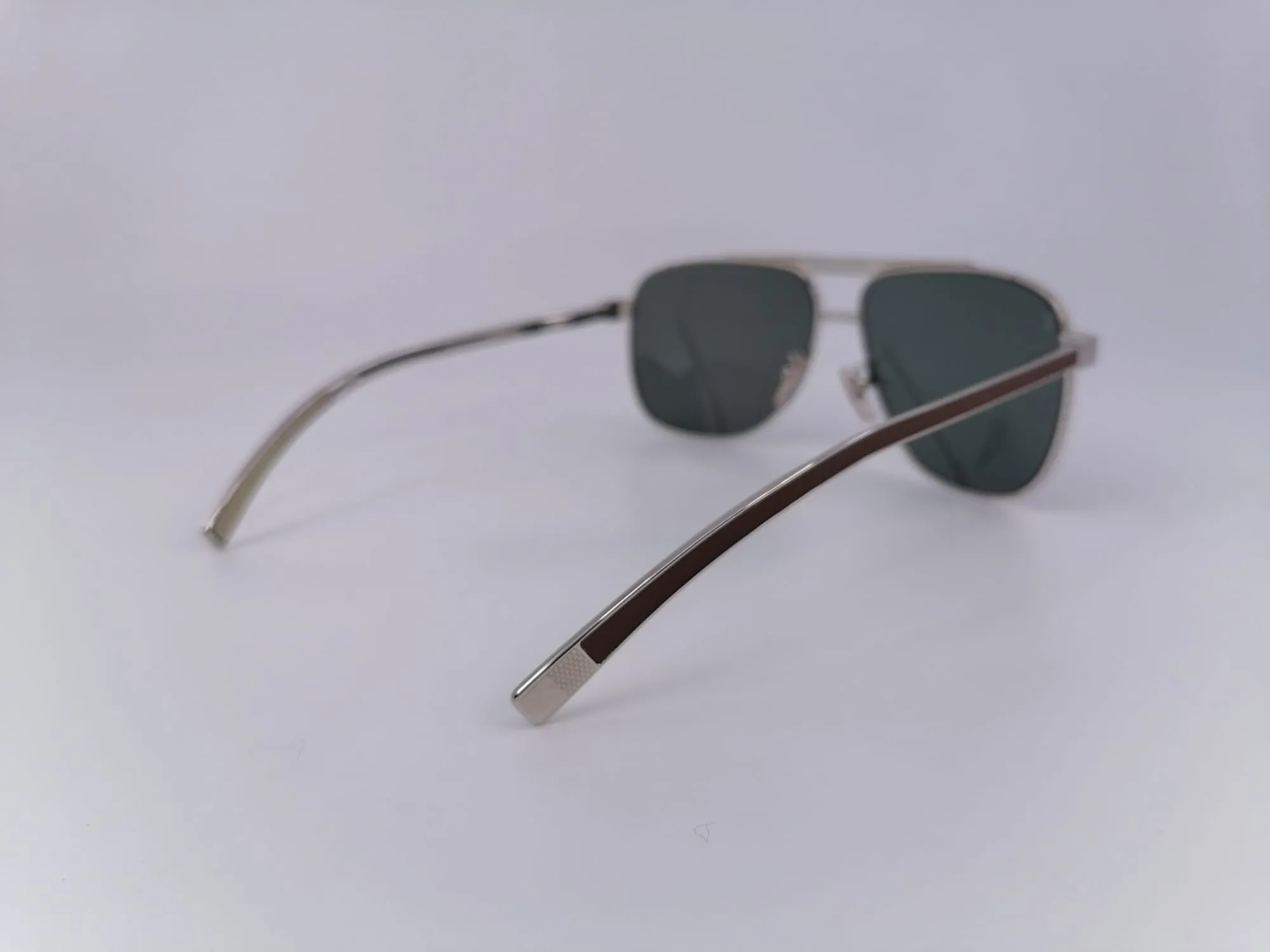Silver Tone Metal Pilot Persuasion U Sunglasses