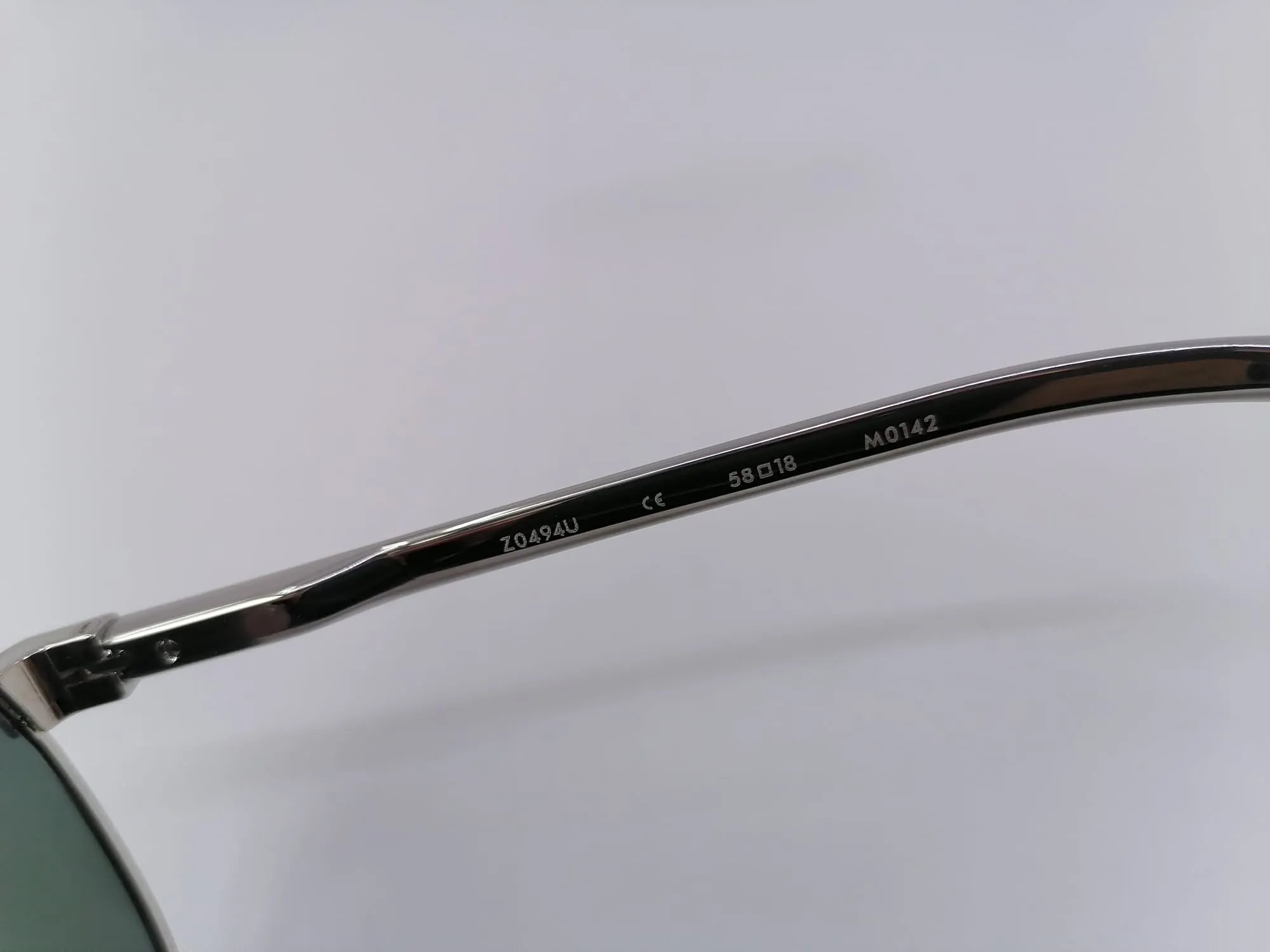 Silver Tone Metal Pilot Persuasion U Sunglasses