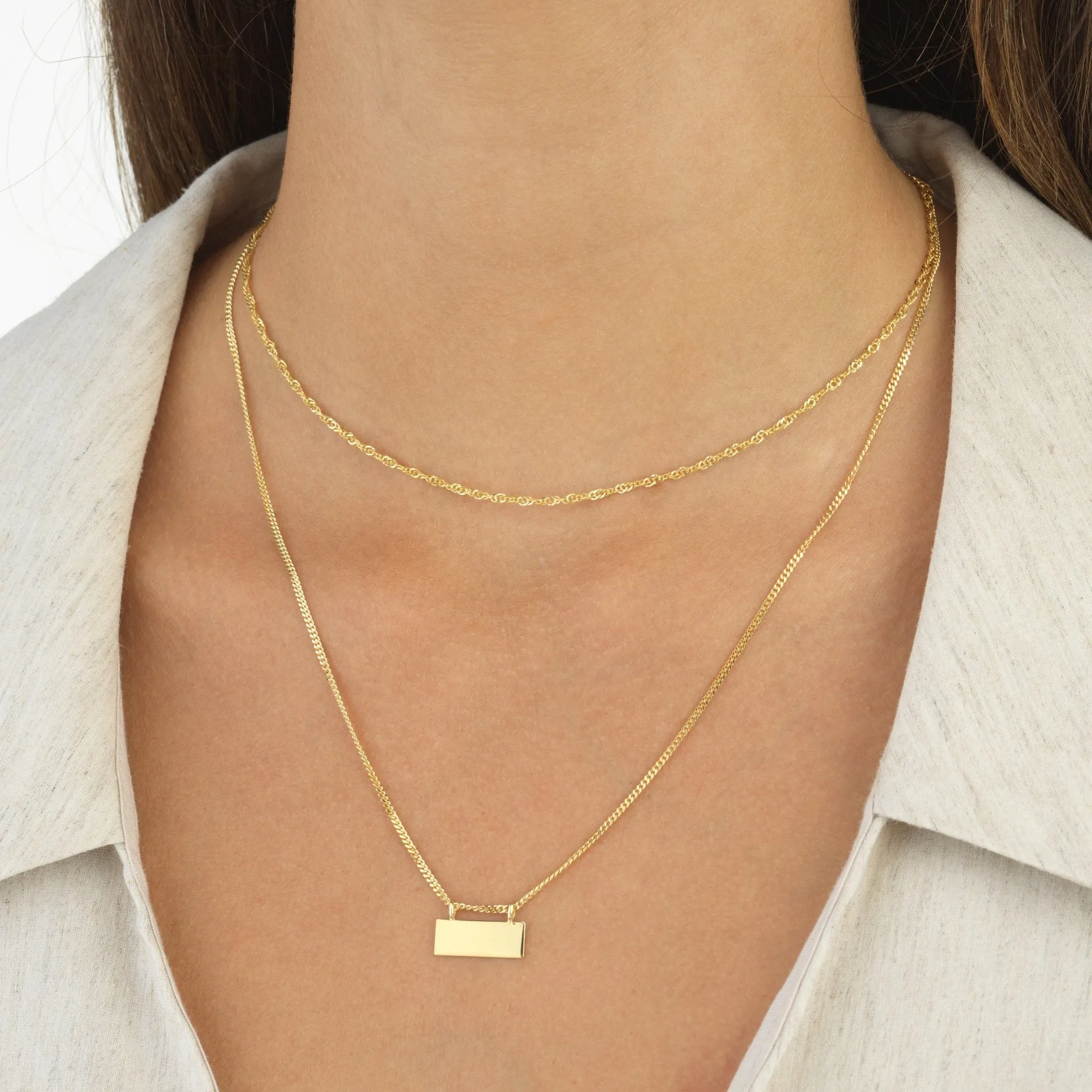 Singapore Necklace 14K