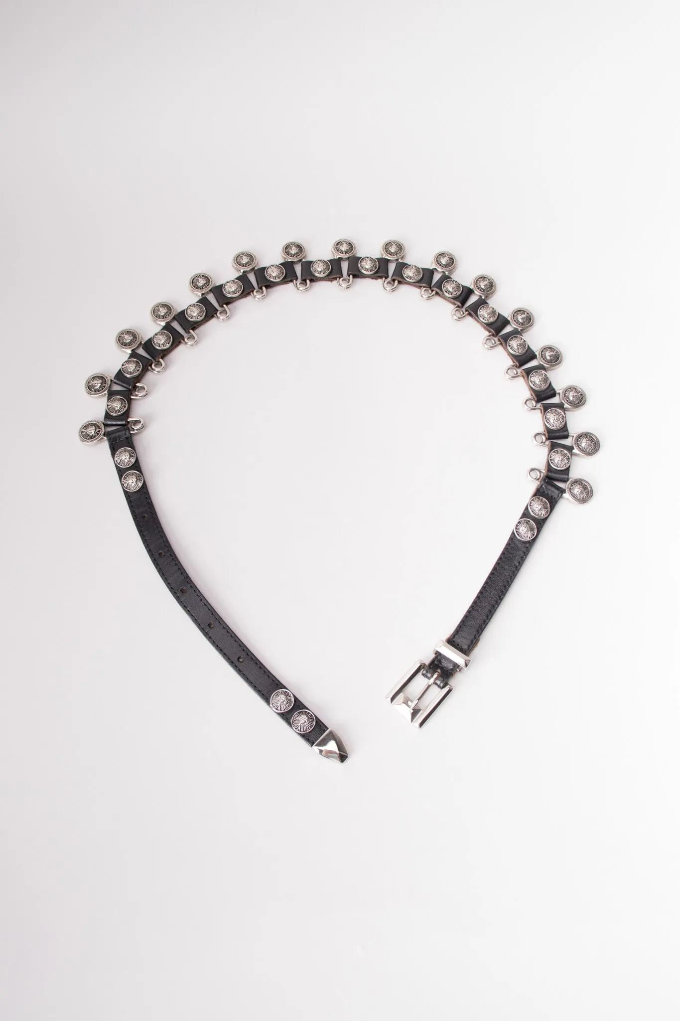 Skinny Safety Pin Belt