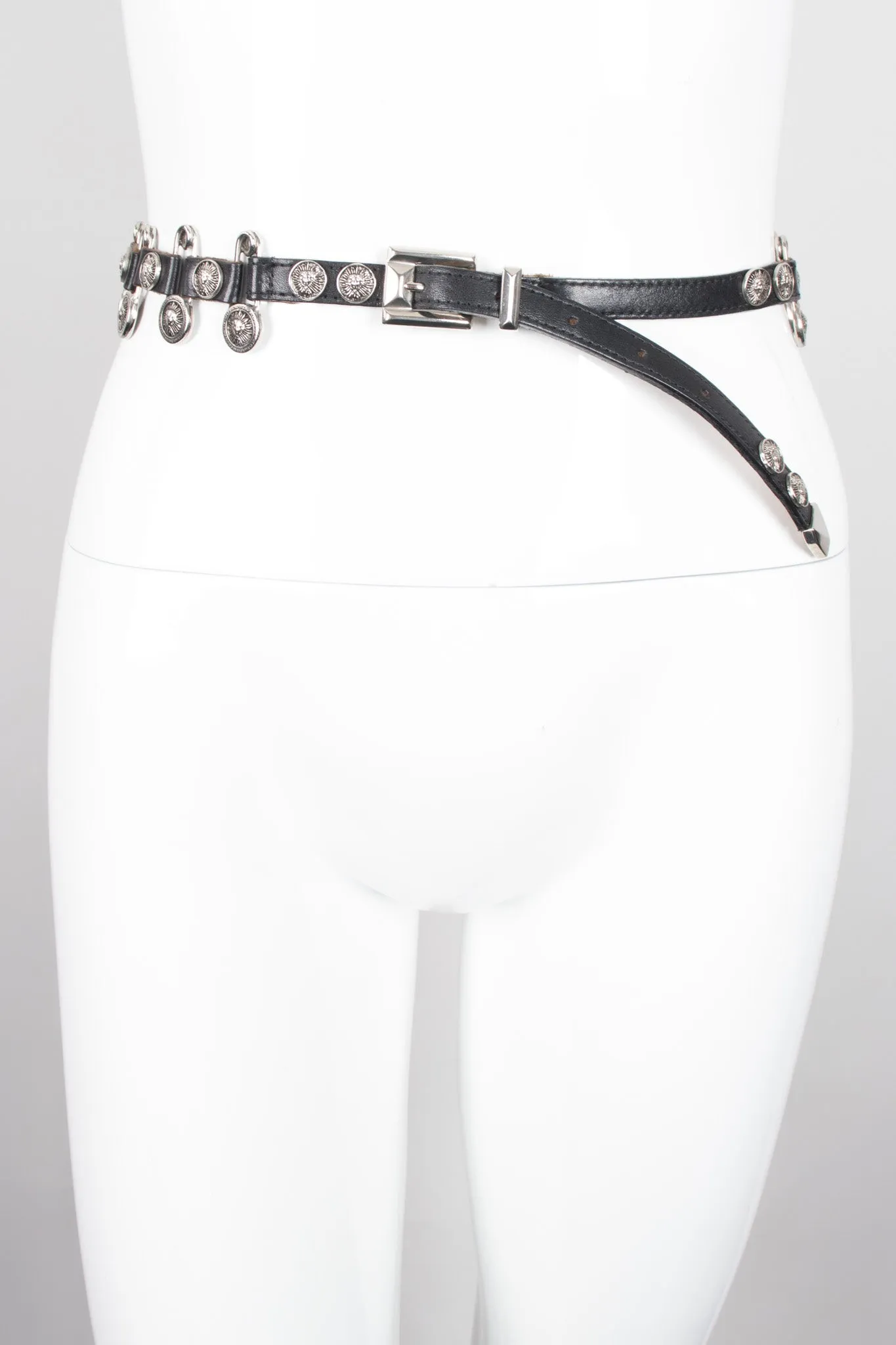 Skinny Safety Pin Belt