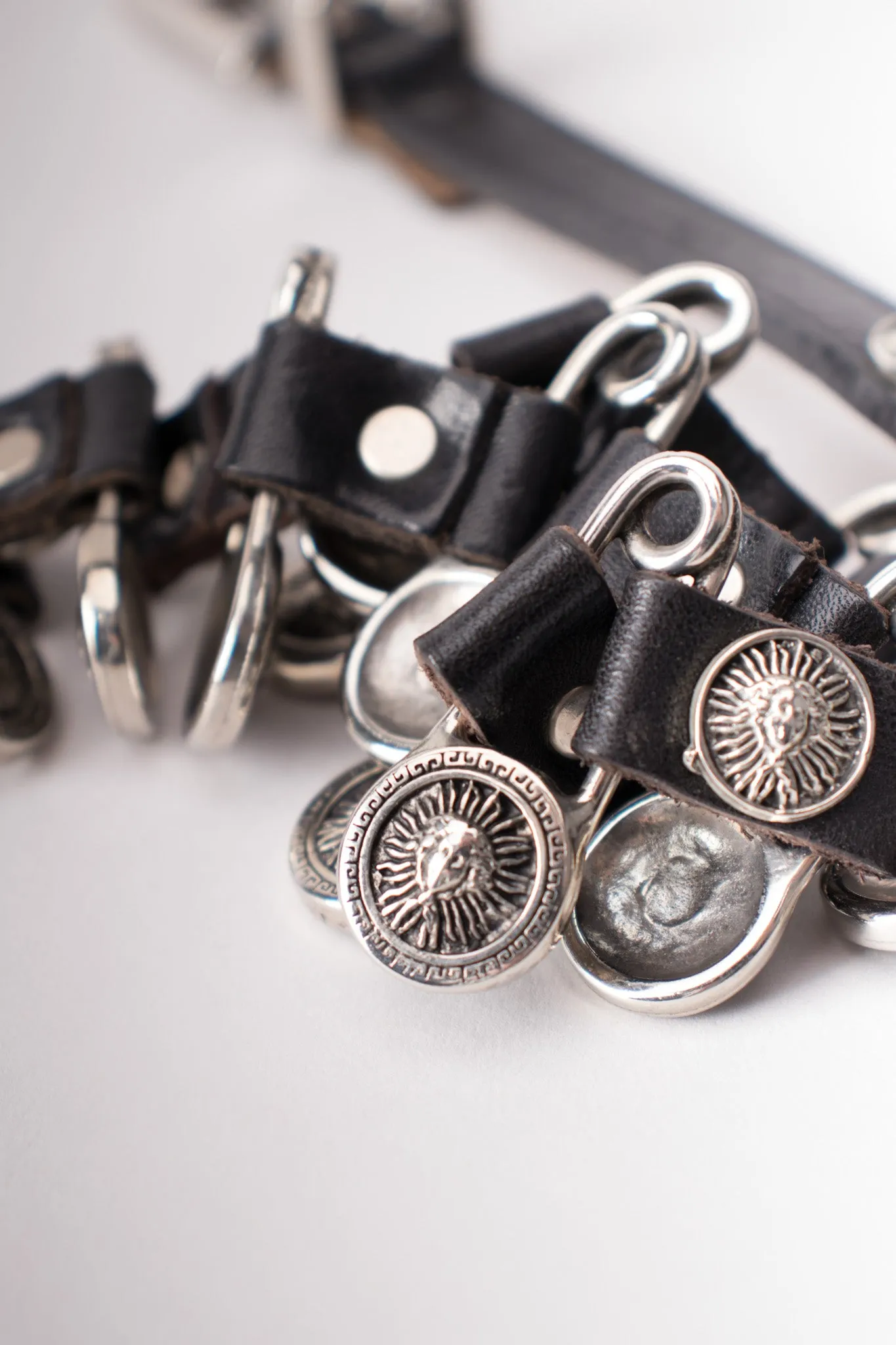 Skinny Safety Pin Belt