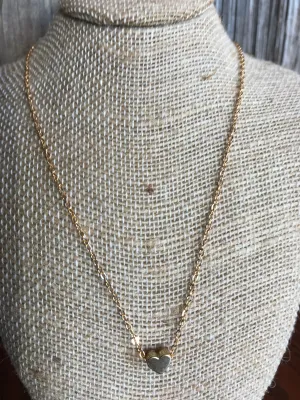 Small Heart Charm Necklace