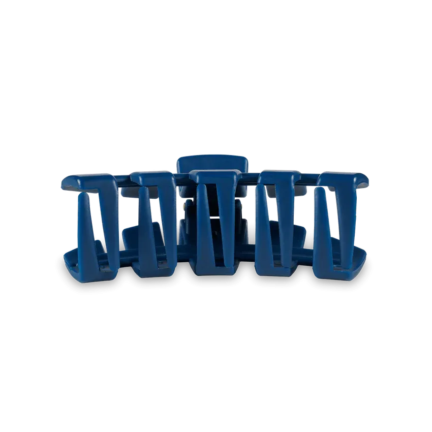 Small Teleties Claw Clip - Midnight Rain Navy
