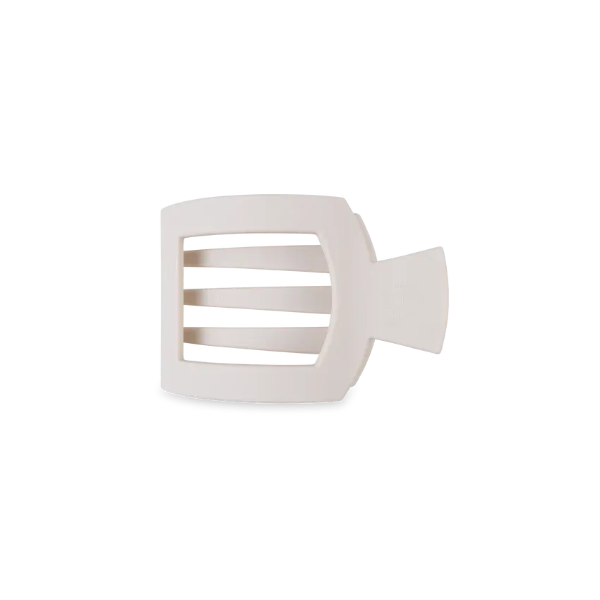 Small Teleties Flat Square Clip - Toasted